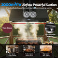 Devanti 1200mm Commercial BBQ Range Hood Dual Motor Black