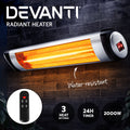 Devanti Electric Strip Heater 2000W Radiant