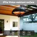 Devanti 1500W Infrared Patio Heater Ceiling Mounted Remote Control
