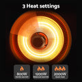 Devanti 2000W Electric Patio Heater Ceiling Mounted Remote