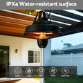 Devanti 2000W Electric Patio Heater Ceiling Mounted Remote