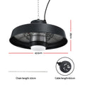 Devanti 2000W Outdoor Electric Patio Heater LED Light Remote