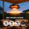 Devanti 2000W Outdoor Electric Patio Heater LED Light Remote