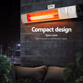 Devanti Electric Strip Heater Infrared 2000W Radiant