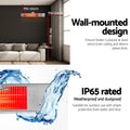 Devanti Electric Strip Heater Infrared 2000W Radiant
