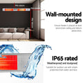 Devanti 3000W Electric Strip Heater Infrared Radiant