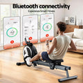 Everfit Magnetic Rowing Machine 16 Level App Connect Black