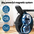 Everfit Magnetic Rowing Machine 16 Level App Connect Walnut