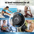 Everfit Magnetic Rowing Machine 16 Level App Connect Walnut