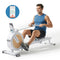 Everfit Magnetic Rowing Machine App Compatible Home Exercise White