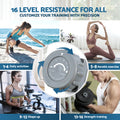 Everfit Magnetic Rowing Machine App Compatible Home Exercise White