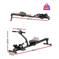 Everfit Hydraulic Rowing Machine 12 Levels Resistance Cardio