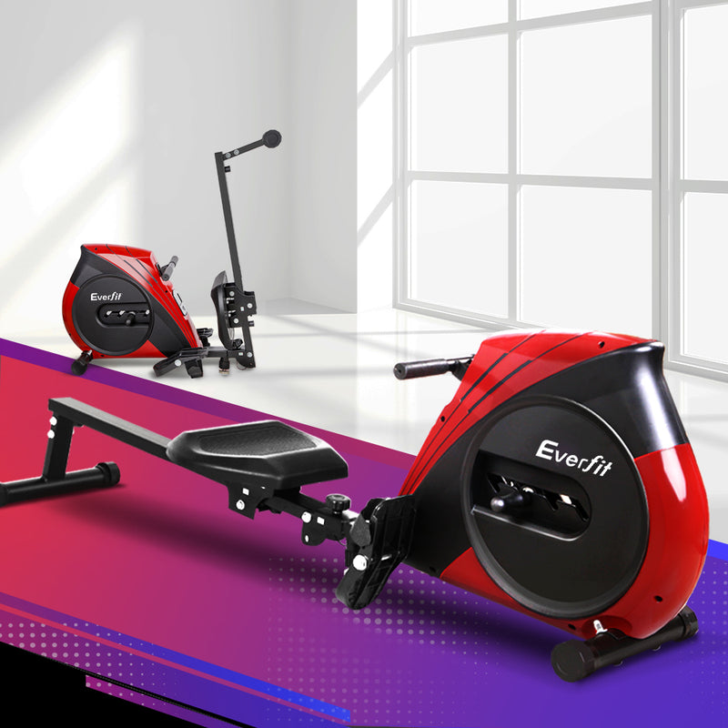 Everfit Rowing Machine Elastic Rope Resistance Home Cardio Fitness