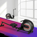 Everfit Rowing Machine Elastic Rope Resistance Home Cardio Black