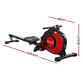 Everfit Magnetic Rowing Machine Red Exercise Home Cardio Gym