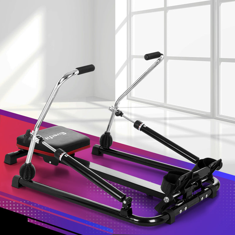 Everfit Rowing Machine 12 Levels Hydraulic Home Gym Cardio