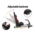 Artiss Racing Simulator Cockpit Frame Car Seat Gaming