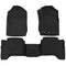 Weisshorn Ford Ranger PX PX2 PX3 Dual Cab Rubber Floor Mats 2011-2022