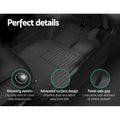Weisshorn Ford Ranger PX PX2 PX3 Dual Cab Rubber Floor Mats 2011-2022