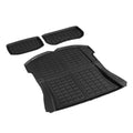3pcs Tesla Model 3 2021-2022 Cargo Trunk Rubber Mats