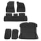 Weisshorn Tesla Model 3 Trunk Cargo Mat Rubber Floor Mats Toolbox