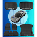Weisshorn Tesla Model 3 Trunk Cargo Mat Rubber Floor Mats Toolbox
