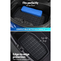Weisshorn Tesla Model 3 Trunk Cargo Mat Rubber Floor Mats Toolbox