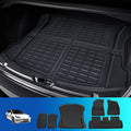 Weisshorn Tesla Model 3 Trunk Cargo Mat Rubber Floor Mats Toolbox