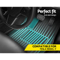 Weisshorn Tesla Model Y Rubber Mats RHD 21-24 Front Rear Set