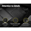 Weisshorn Toyota Hilux Dual Cab 2015-2022 Rubber Floor Mats