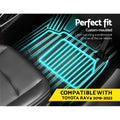 Weisshorn Car Rubber Mats Toyota RAV4 2019-2022 Front Rear