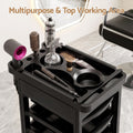 Embellir 6-Tier Salon Trolley Cart on Wheels Barber Mobile Hairdressing Cart