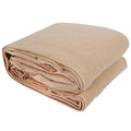 Instahut Shade Sail 2x4m Rectangle 280GSM Sand Shade Cloth