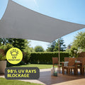 Instahut Sun Shade Sail 4x7m 280gsm Rectangle Shadecloth