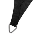 Instahut Shade Sail 5x5x5m Triangle 280GSM Black 98%