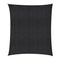 Instahut Sun Shade Sail Cloth 98% UV Block Outdoor Canopy Rectangle 5X6M Black