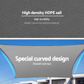 Instahut Shade Sail 5x6m Square Shadecloth Sun Canopy