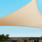 Instahut Shade Sail Cloth Shadecloth Triangle Sun Canopy 6.1x6.1x6.1M