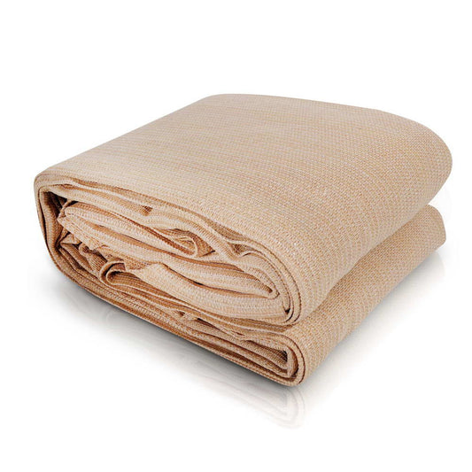 Instahut Shade Sail 2.5x3m Rectangle 280GSM 98% Sand