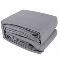 Instahut Shade Sail 3x5m Rectangle Grey 280GSM 98% Shade