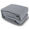Instahut Shade Sail 5x6m Rectangle 280GSM Grey 98% Blockout