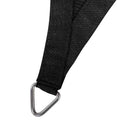 Instahut Shade Sail 5x7m Rectangle 280GSM 98% Black