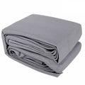 Instahut Shade Sail 6x8m Rectangle 280GSM Grey Shade Cloth