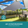 Instahut Shade Sail 3x8m 220GSM Waterproof Canopy Cloth