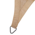 Instahut Shade Sail 3x4m Rectangle Sand 95% Waterproof Shade