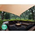 Instahut 5x5x5m Shade Sail Rectangle Sand Waterproof 95%