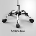Artiss Salon Stool Swivel Chair with Backrest Black