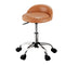 Artiss Salon Stool Swivel Chair with Backrest Black