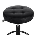 Artiss Salon Stool Round Swivel Chair Black