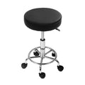 Artiss Salon Stool Swivel Chair Black Round 2 Pack